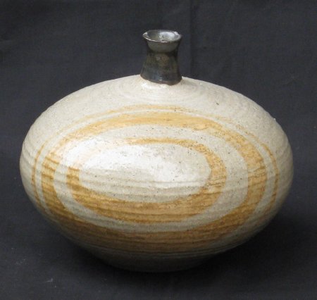 Bottle with Ochre Rings